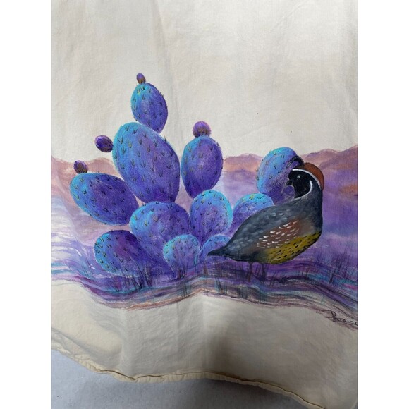 Kikomo Women Vest 22W/22M All over Back Painted Off White Jean Trendy  90's - Picture 5 of 8